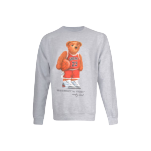 Sneaky -Jordan Bear Crewneck Sweatshirt – 200250 – siva